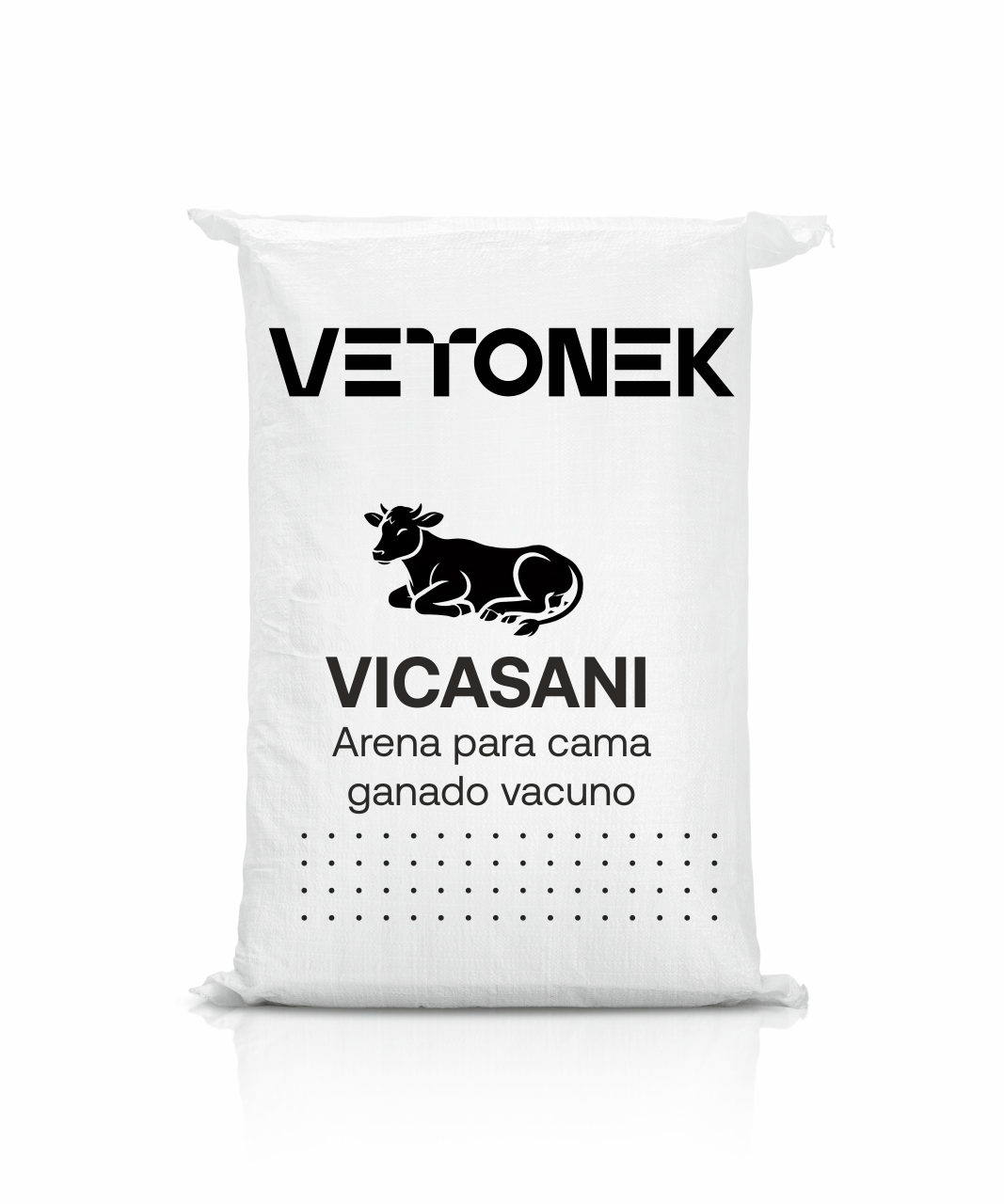 Arena para cama de vacas