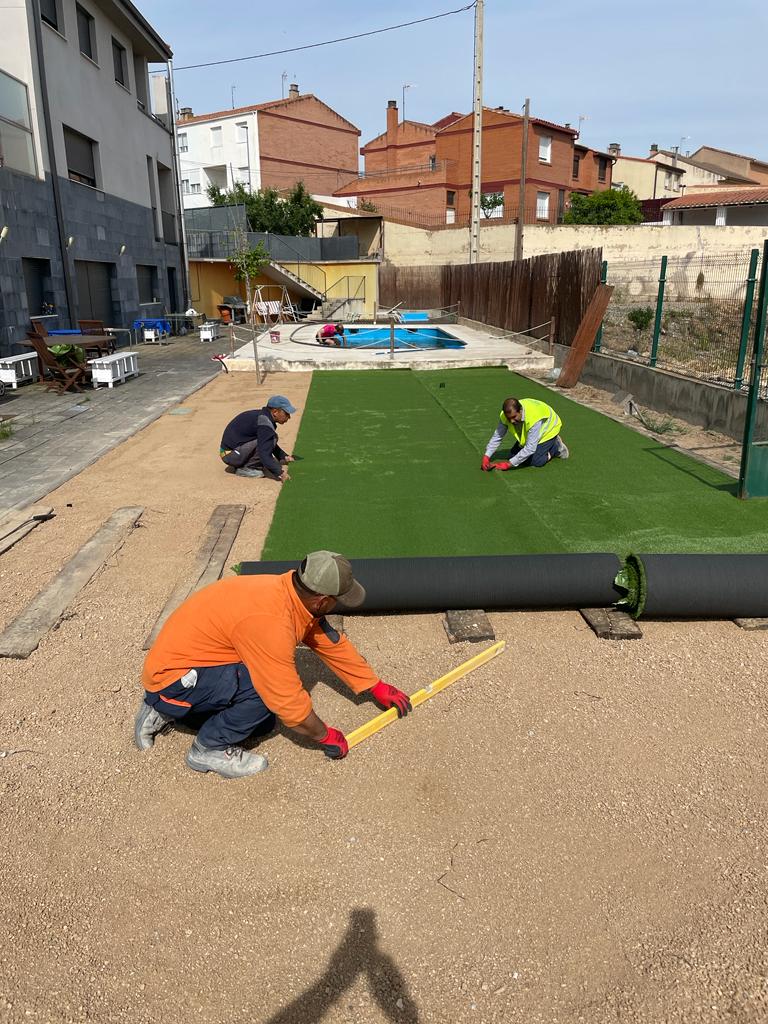 Jabre, arena estabilizadora de suelos