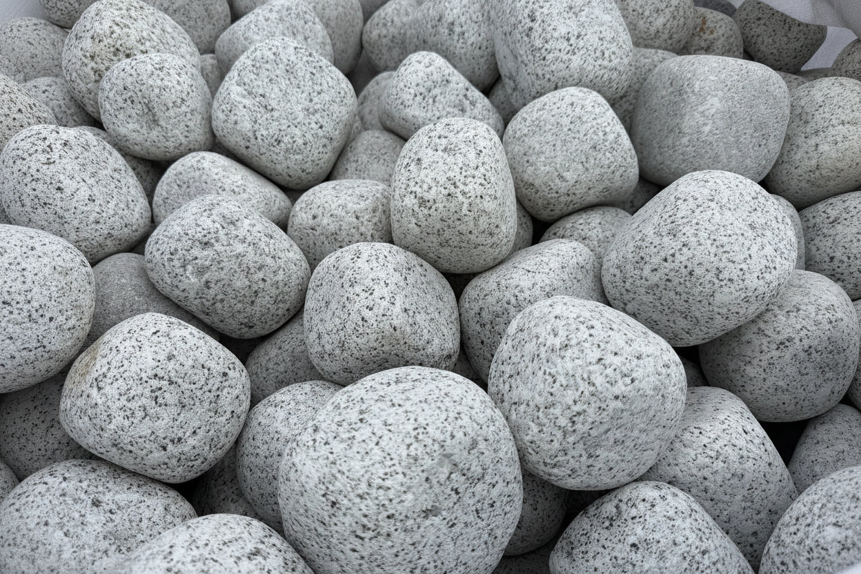 Gros galet granit bleu