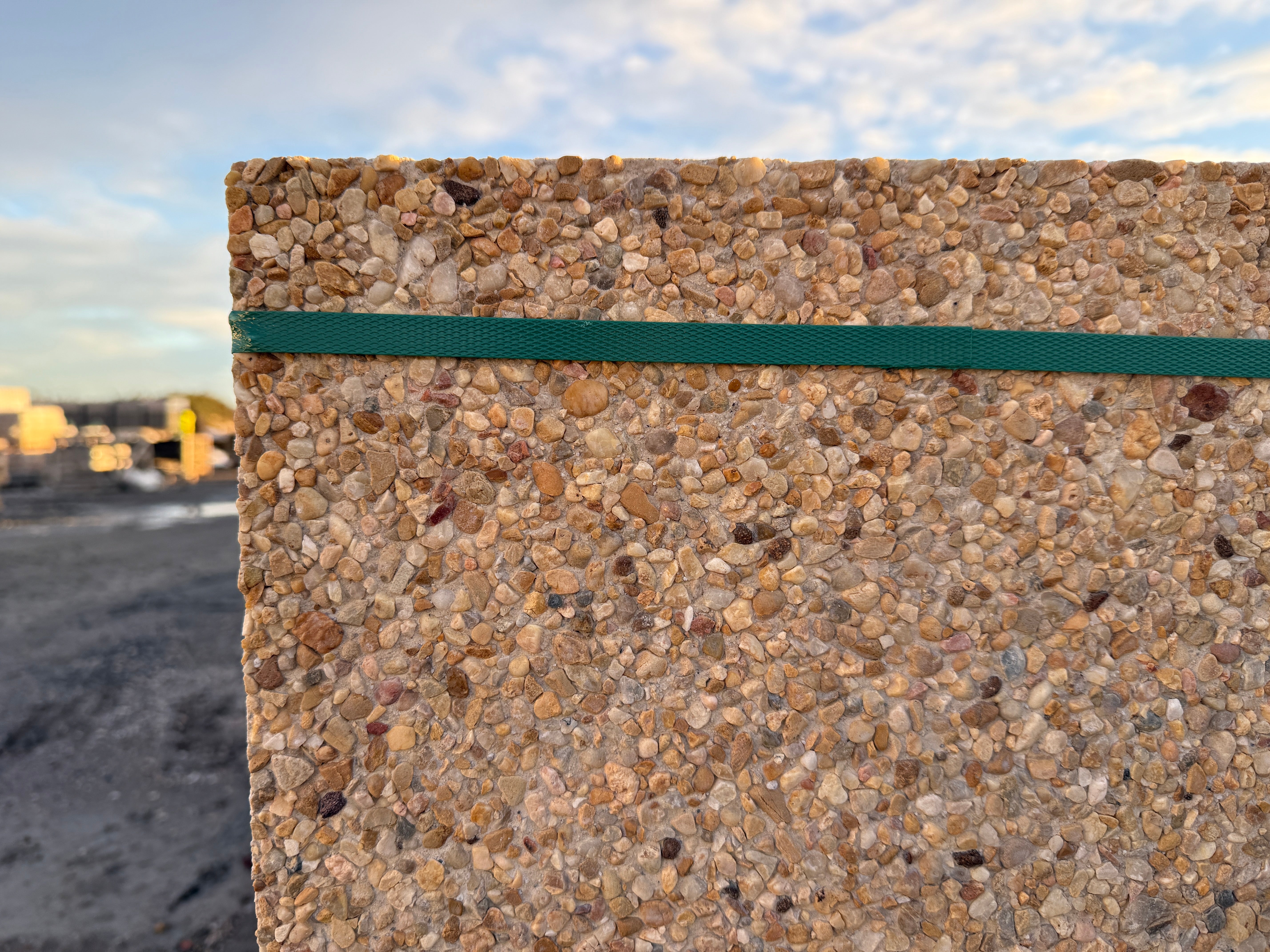 Terrazo de Grava con aristas PiedraViva