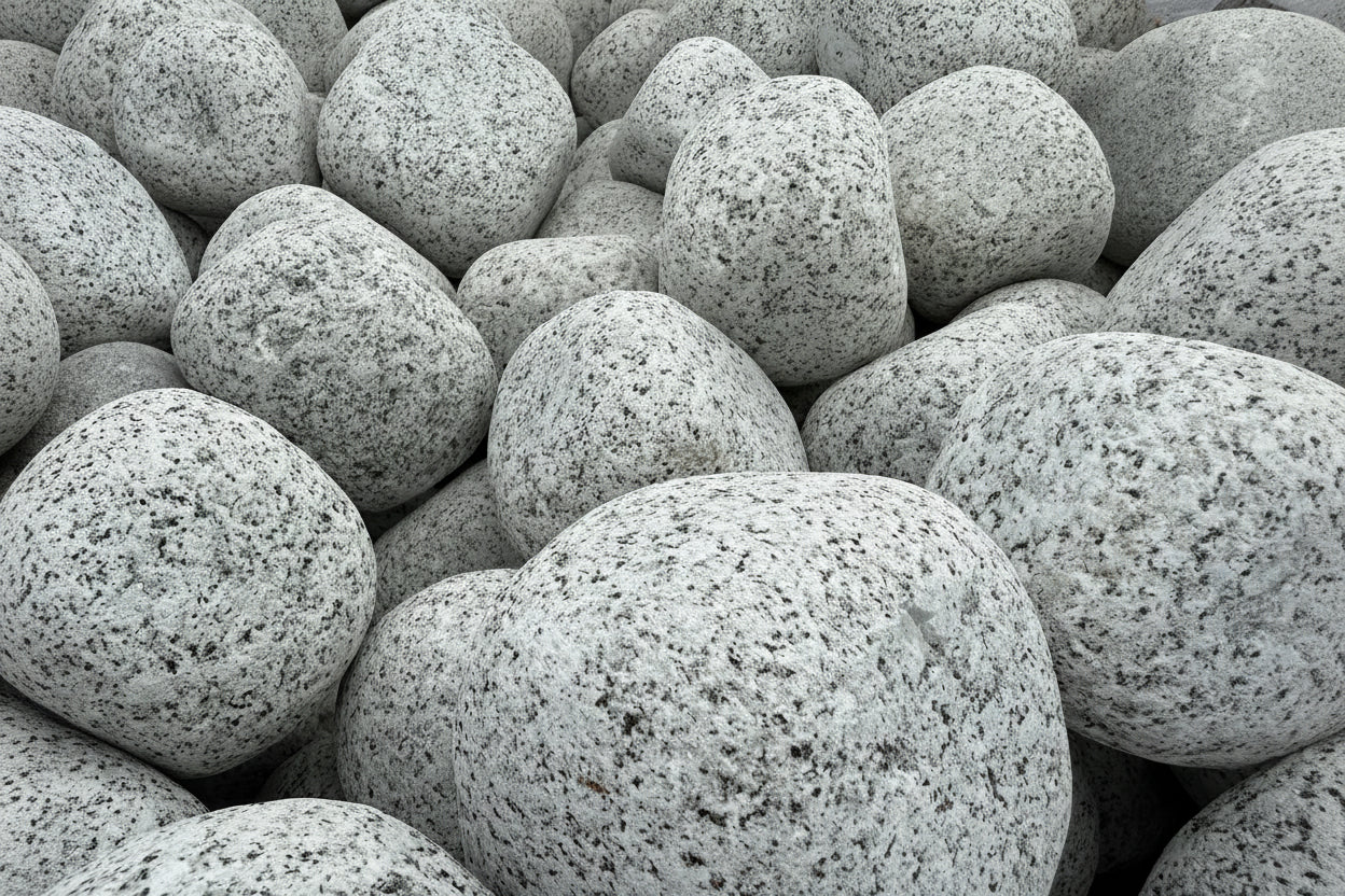 Gros galet granit bleu