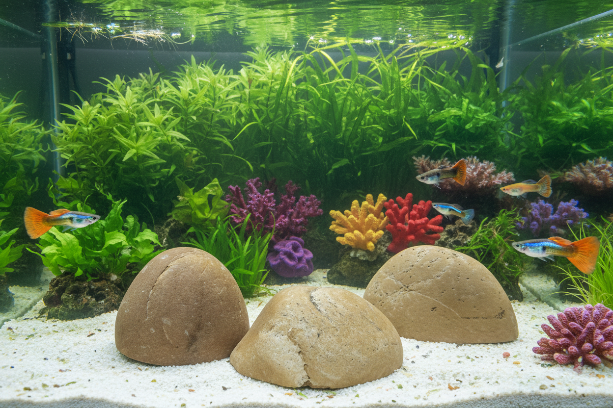 Bolos decorativos para acuarios