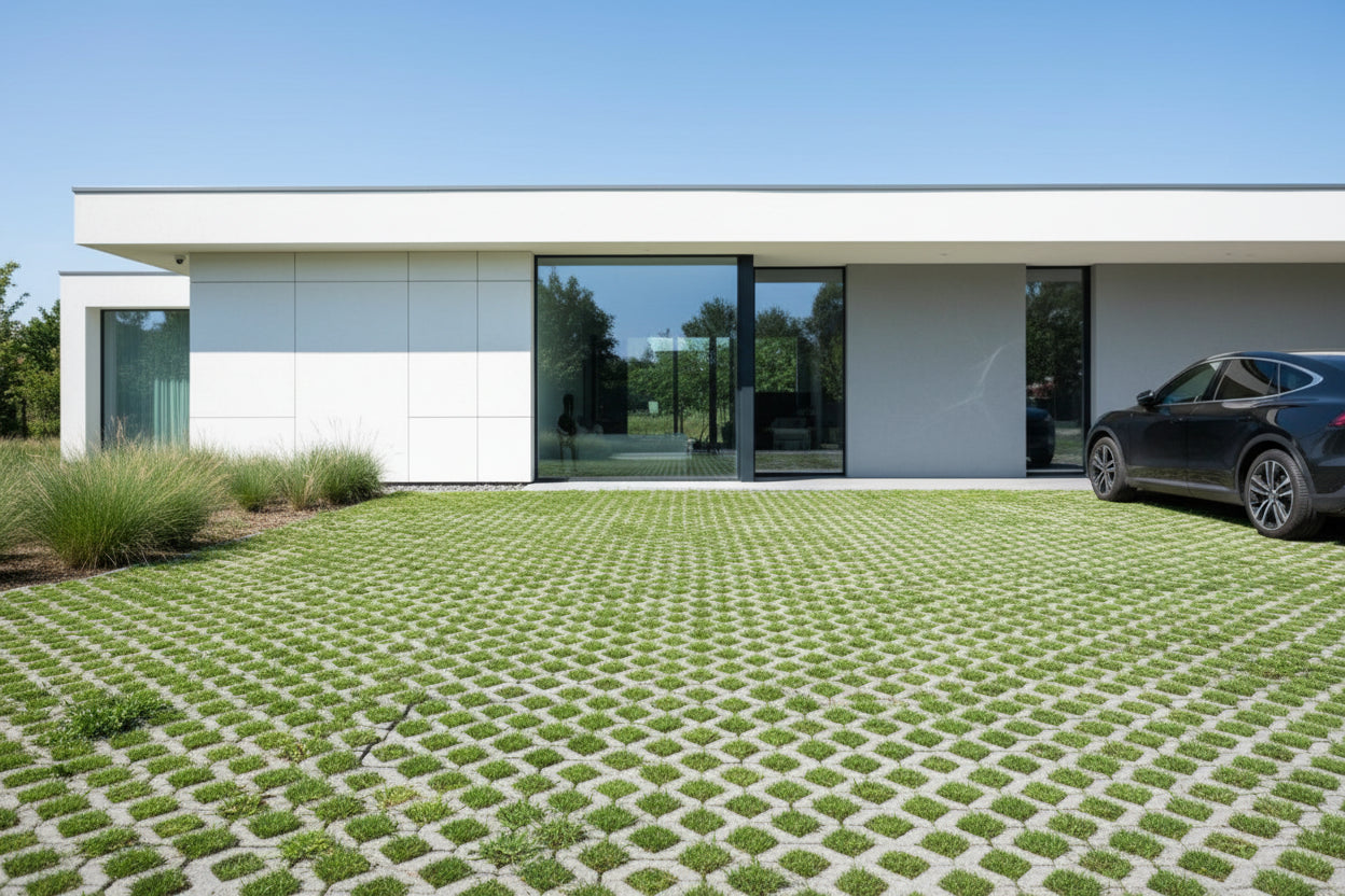 Losa Celosía Césped 60x40 cm.