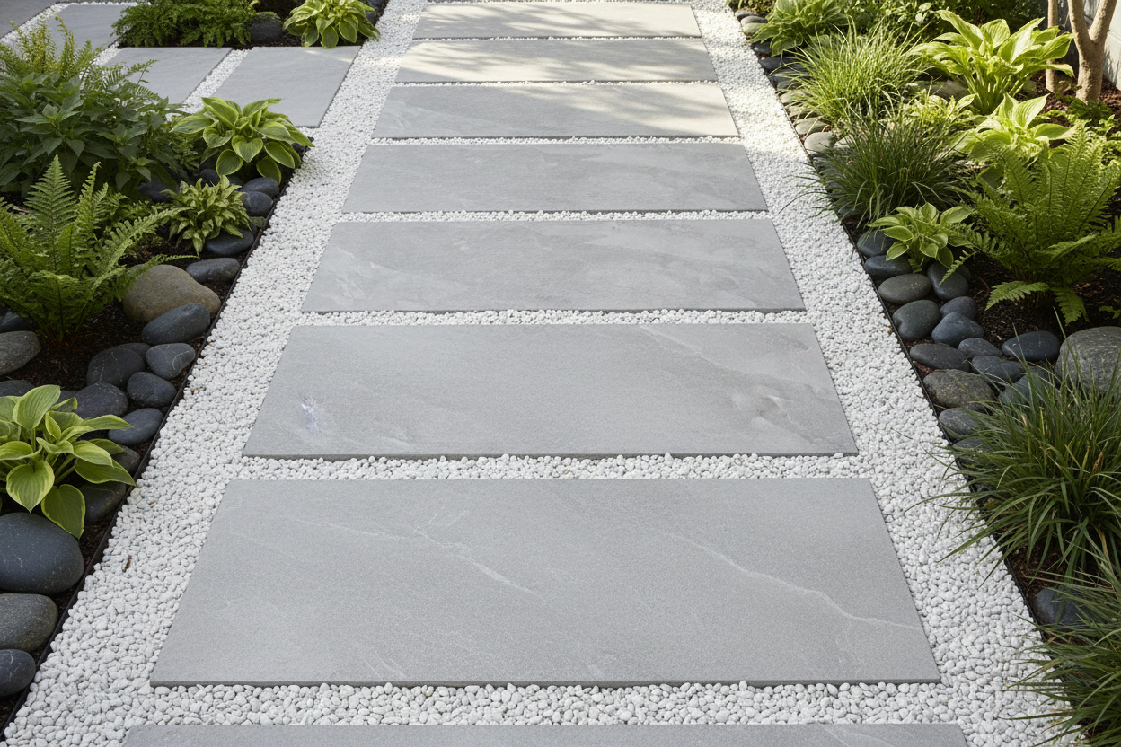 losas grandes jardin