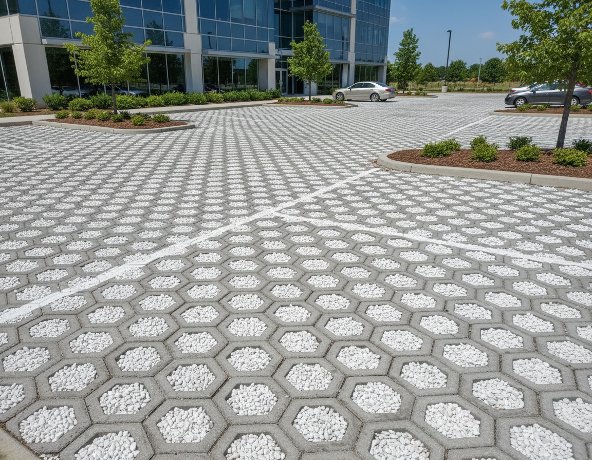 Losa Celosía Césped 60x40 cm.