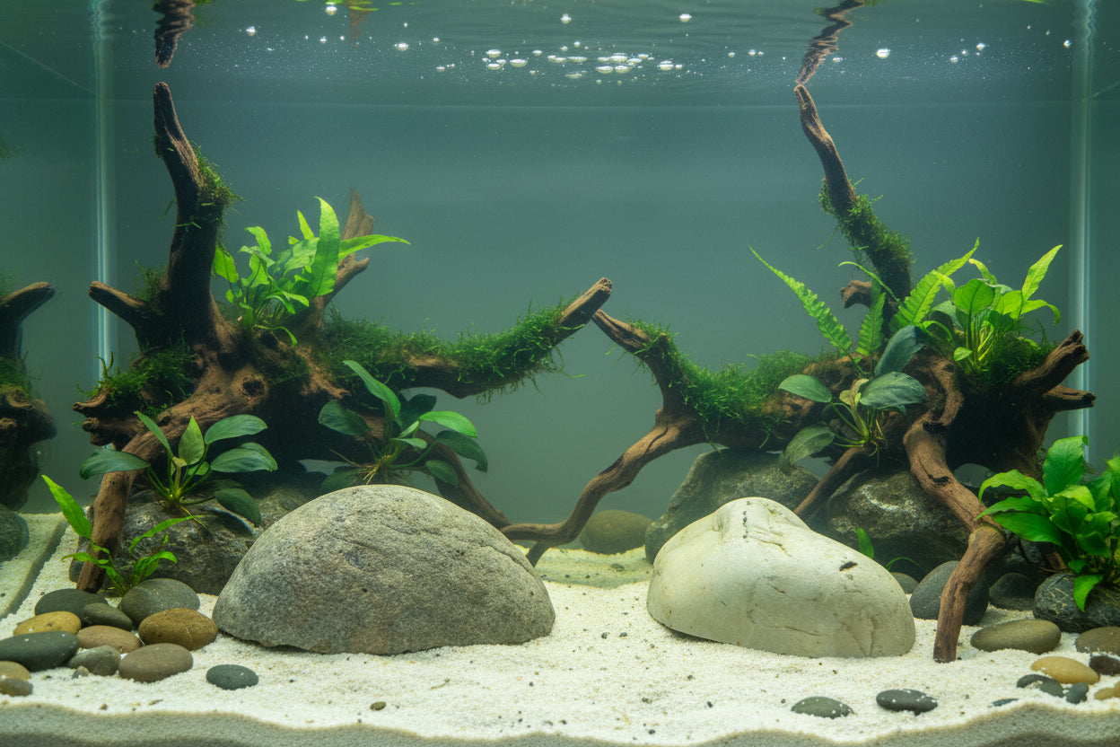 rocas para acuarios