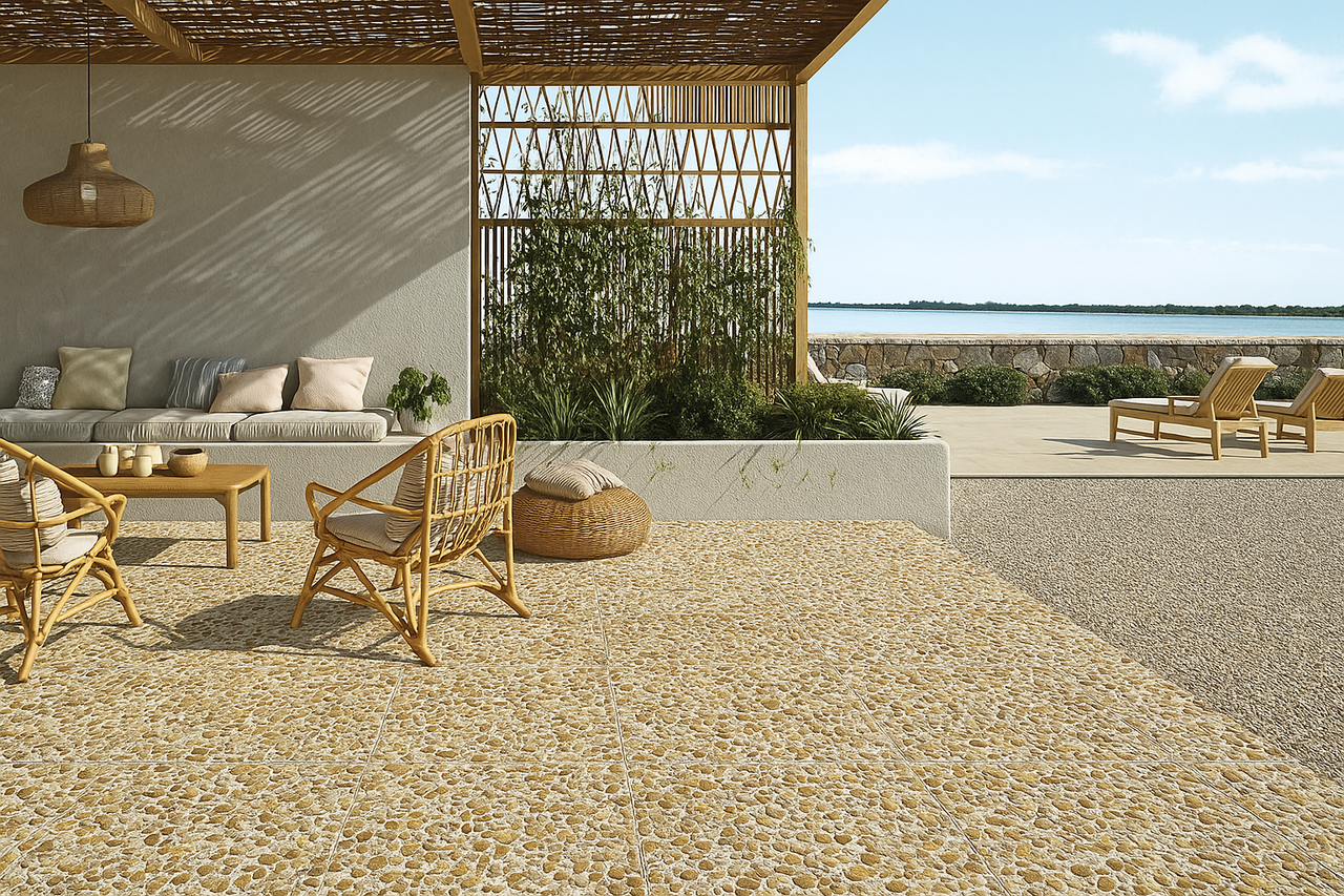 Terrazo de Canto rodado PiedraViva