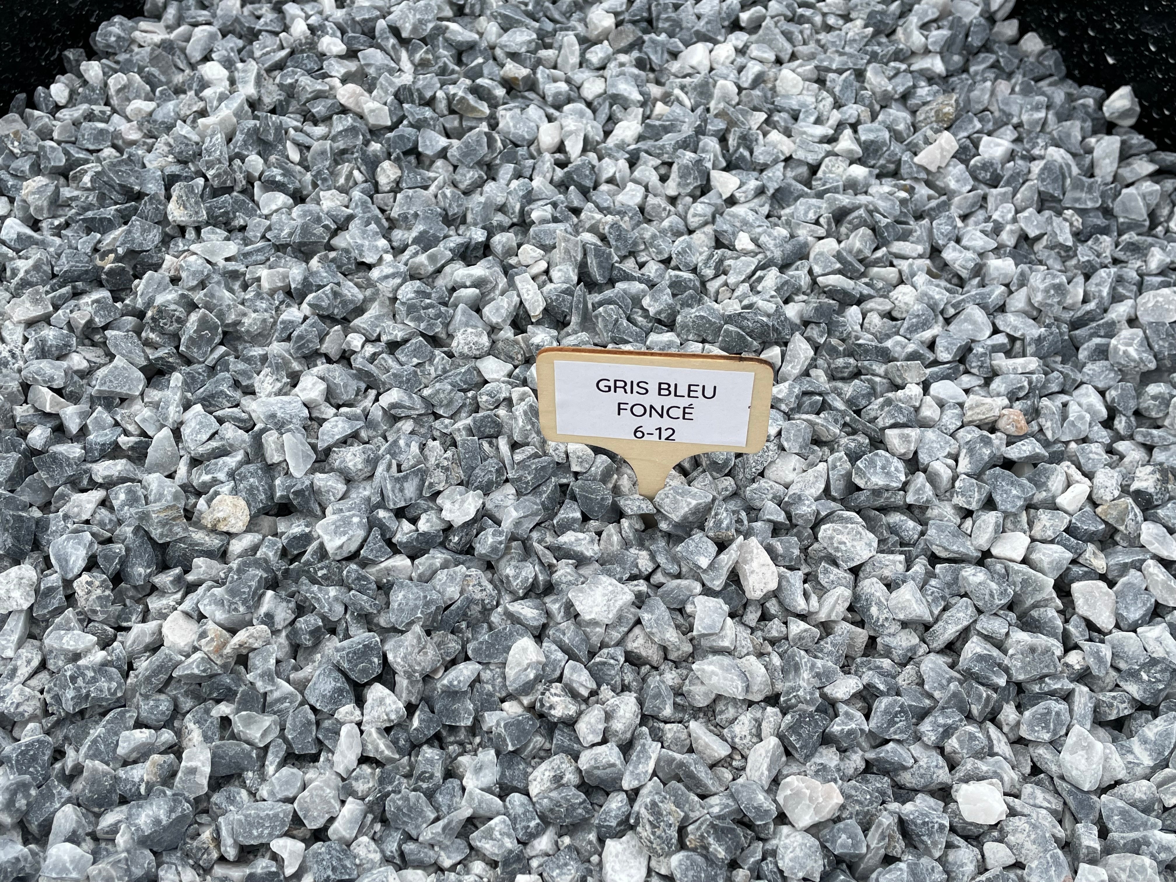 Triturado Gris Azulado oscuro