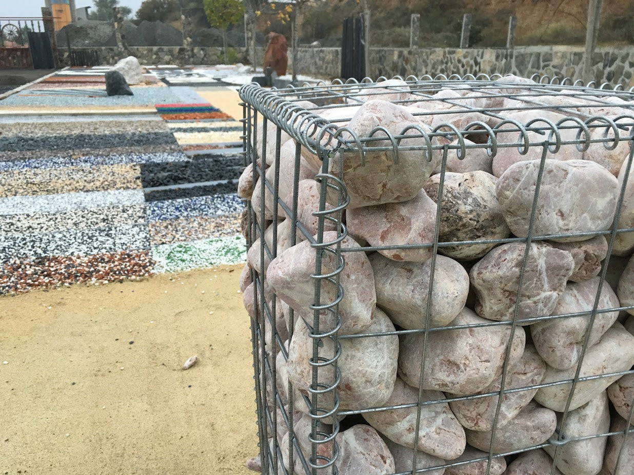 Galet Rouge pour gabions