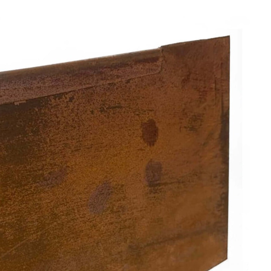 Bordura recta de Acero Corten | Parterres, alcorques y límites jardín Acero corten, Bordillos, Exteriores, Jardin, Metálico, Separador metálico