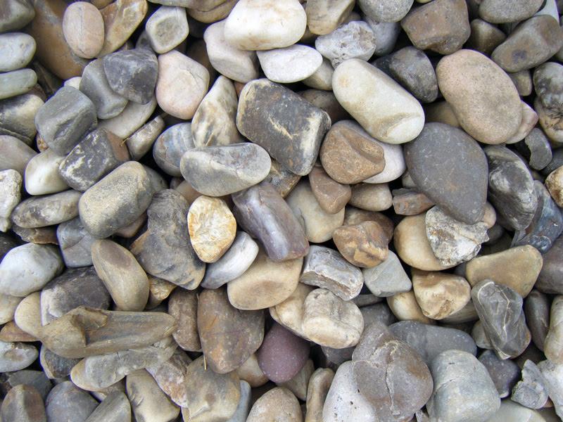 Galet de rivière Gris