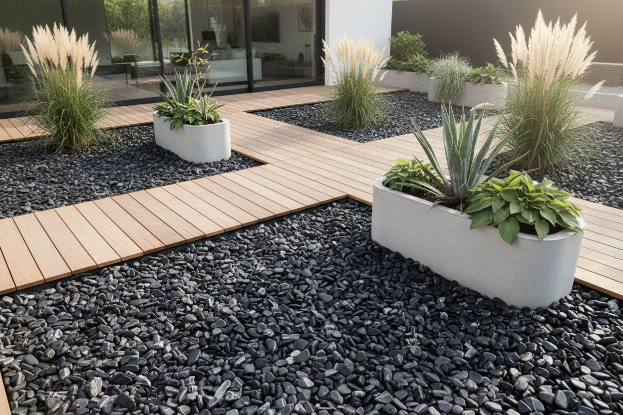 Canto rodado Negro Laja