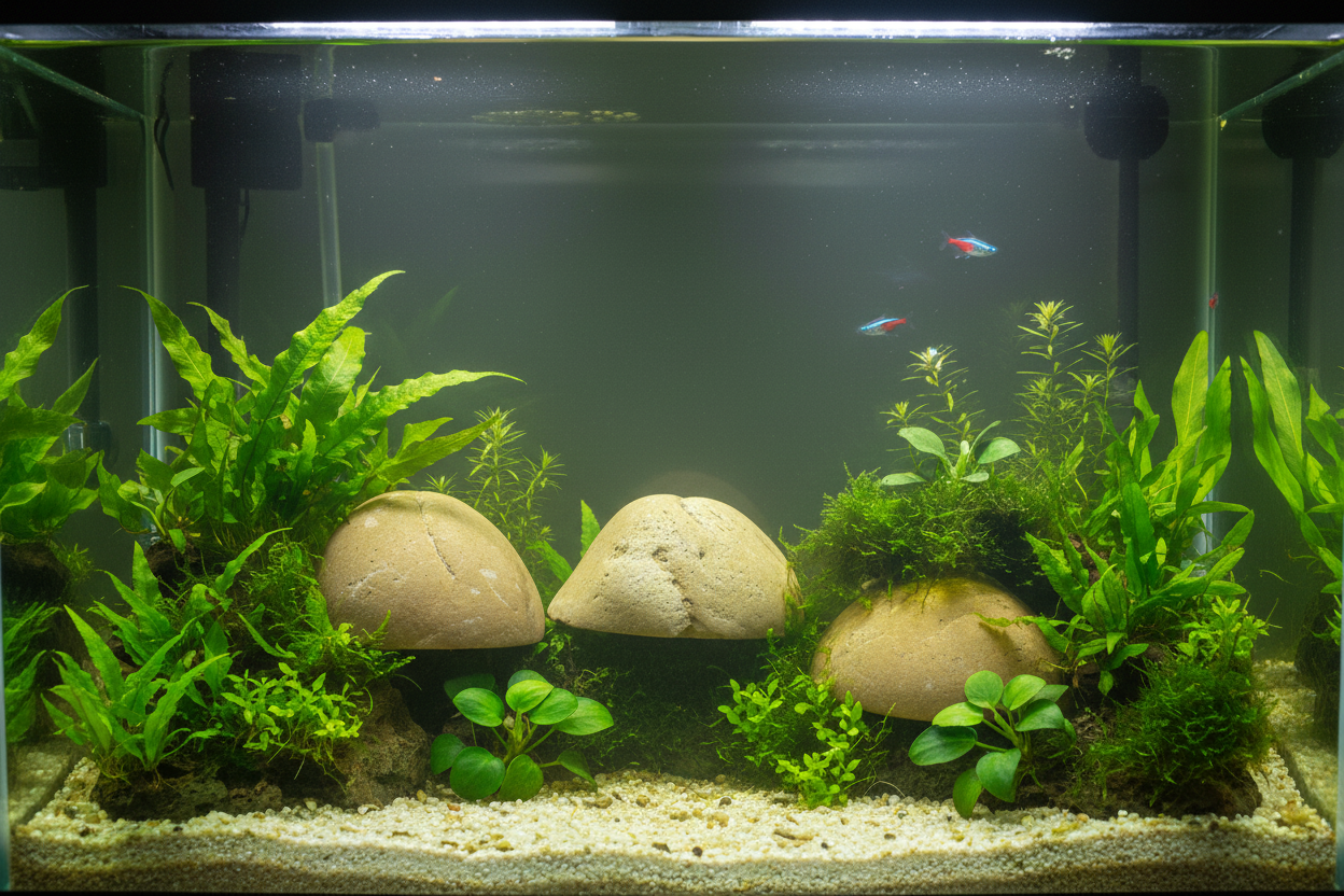Bolos decorativos para acuarios