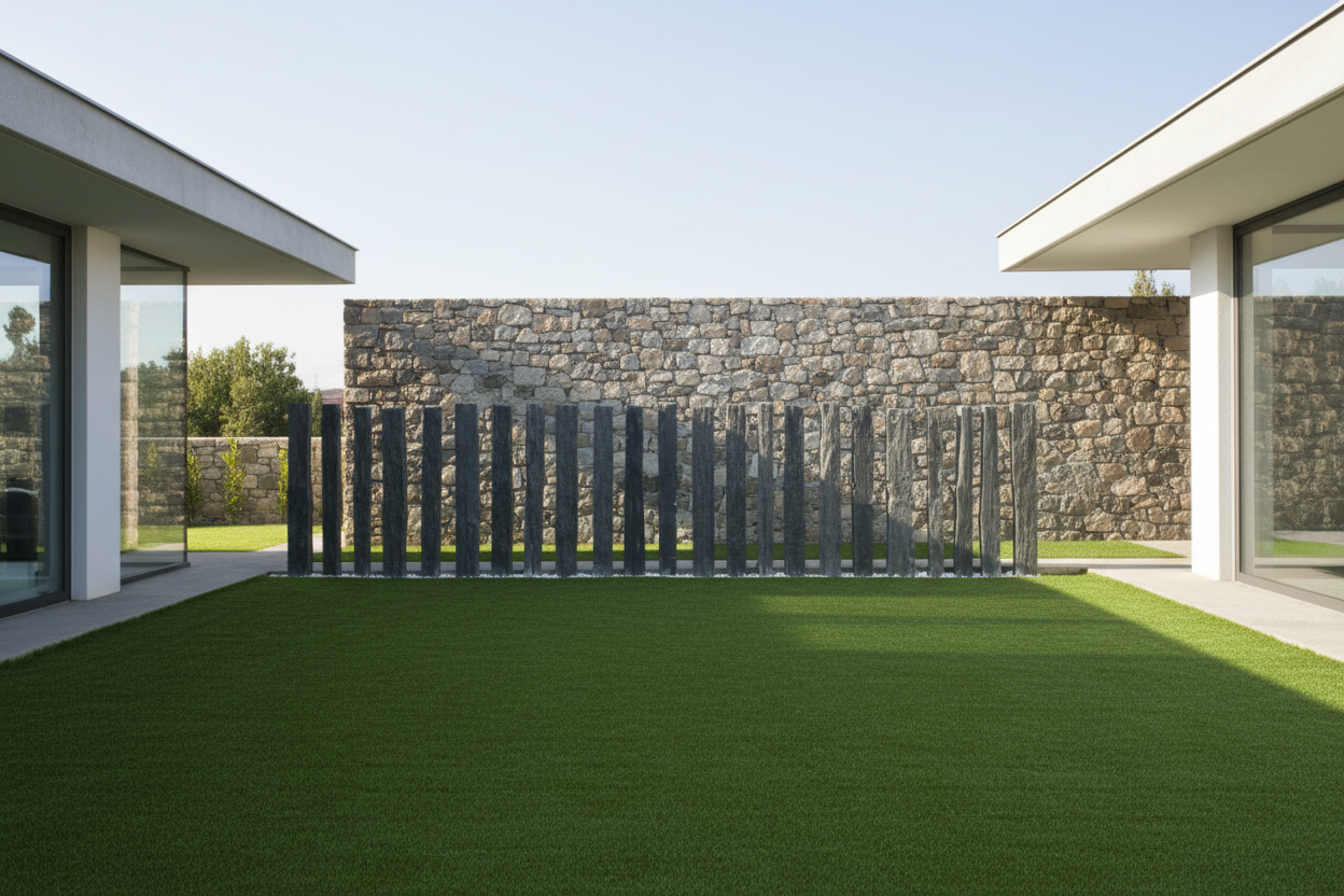 Bordillo de Pizarra rústica Oxido Xisto - Vetonek