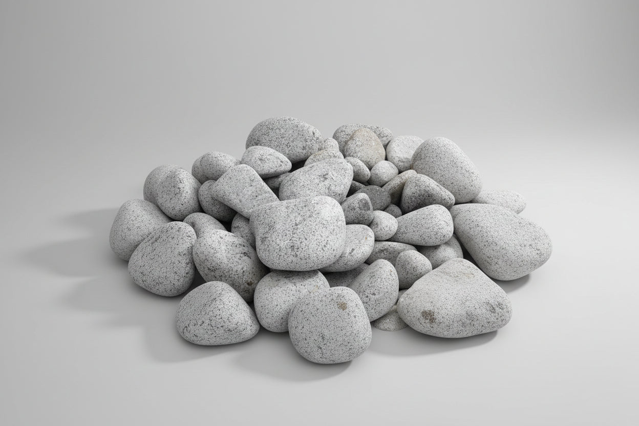 Gros galet granit bleu