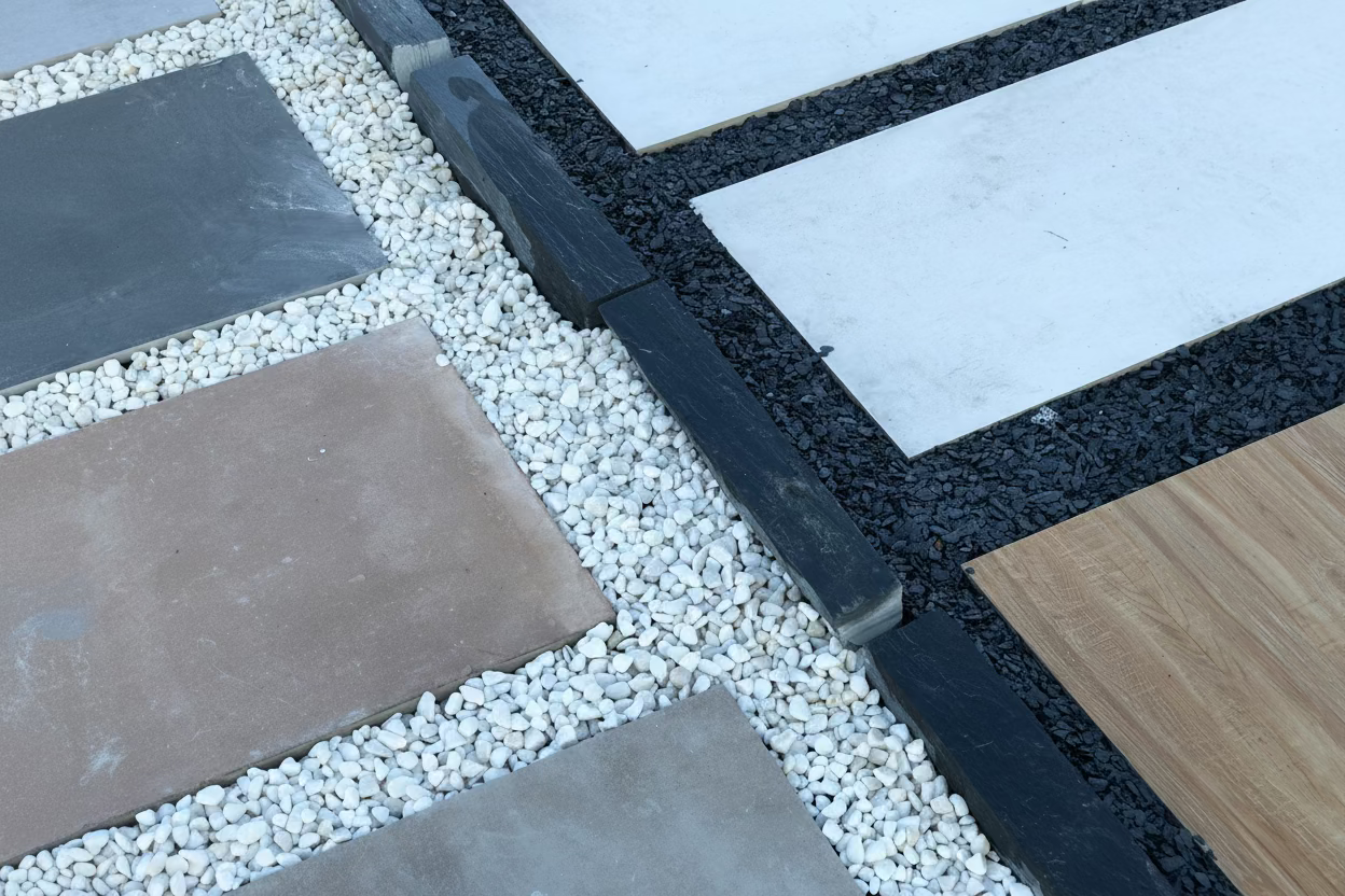 Bordillo de Pizarra rústica Oxido Xisto - Vetonek