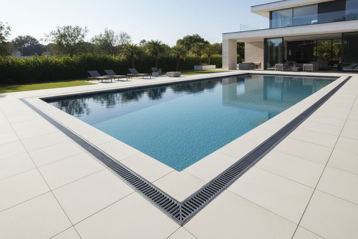 Caniveau de drainage professionnel en plastique