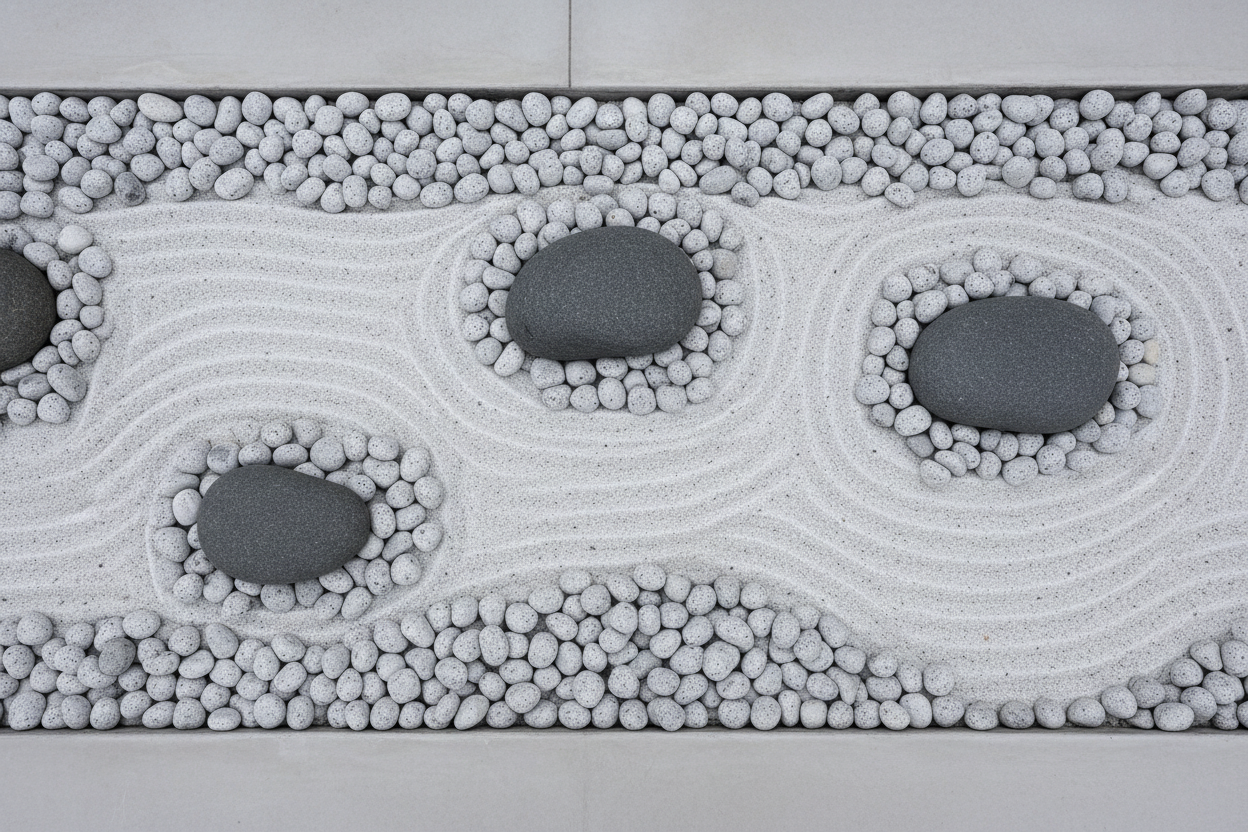 Gros galet granit bleu