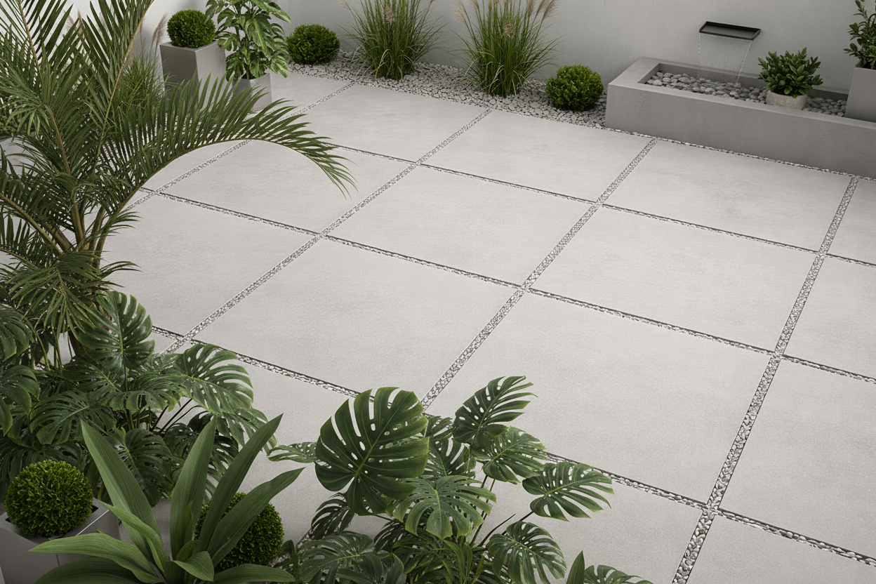 Losa porcelanica de Exterior CementoXL