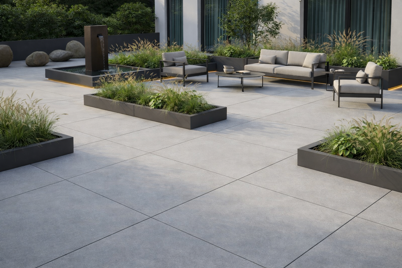 Losa porcelanica de Exterior CementoXL