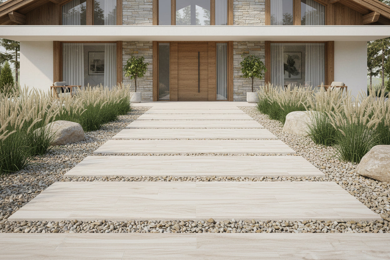 Losa porcelánica para exterior MaderaXL