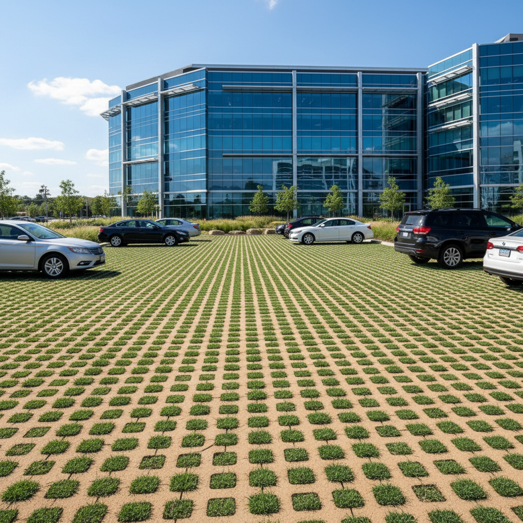 Losa Celosía Césped 50x50 cm.