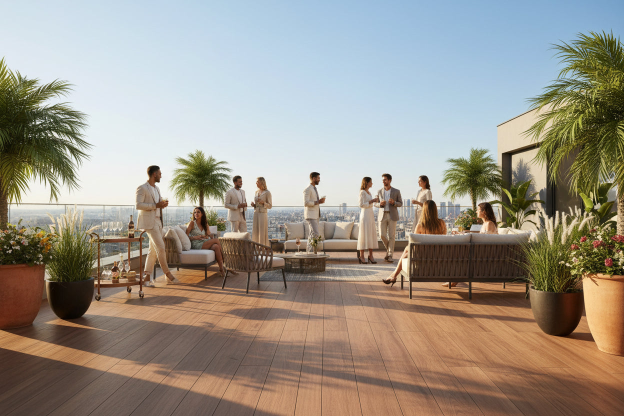 Losa porcelánica para exterior MaderaXL