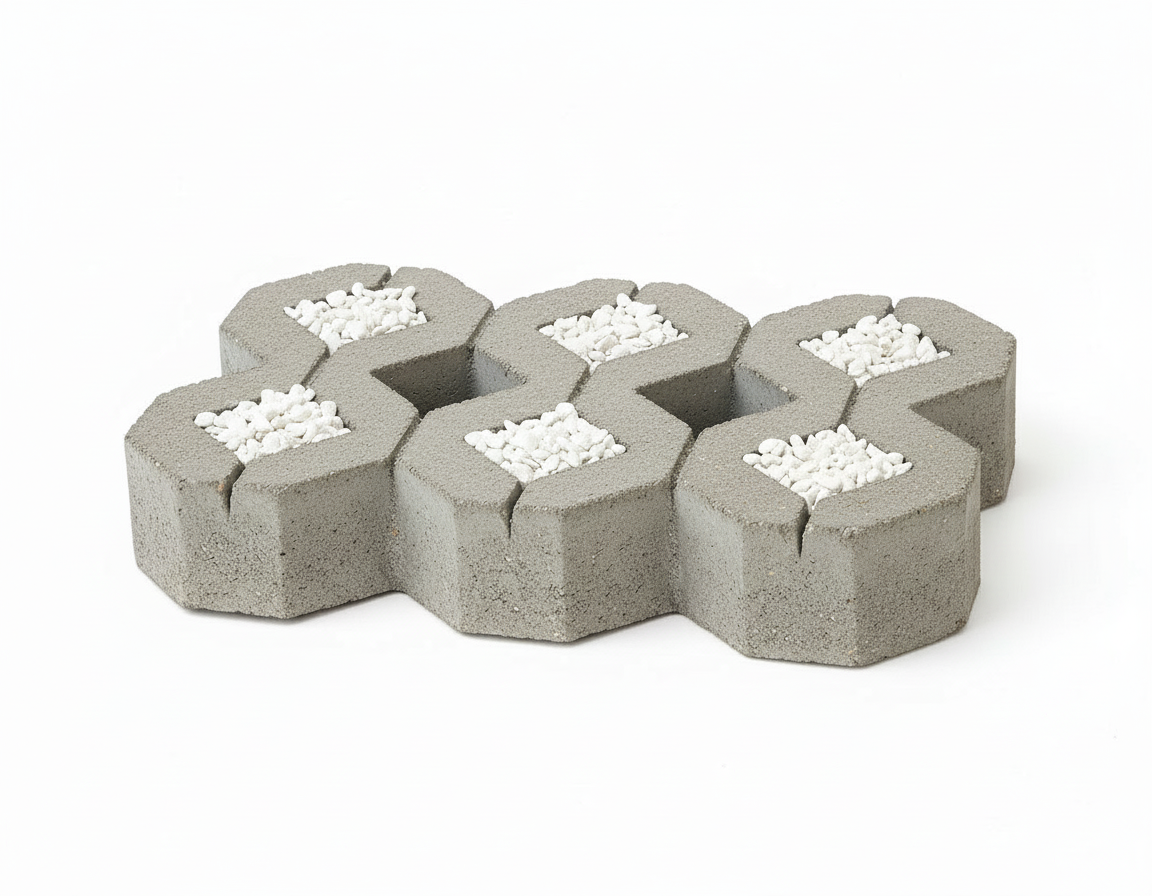 Losa Celosía Césped 60x40 cm.