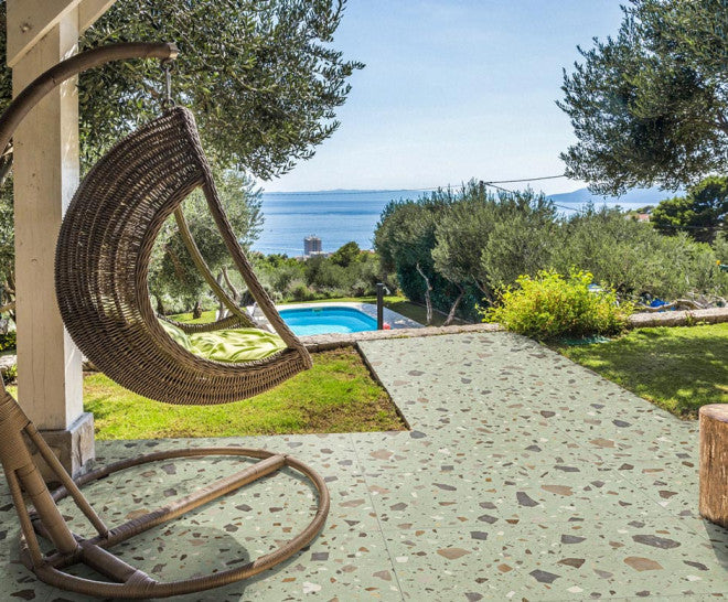 Baldosa Porcelánica Terrazo