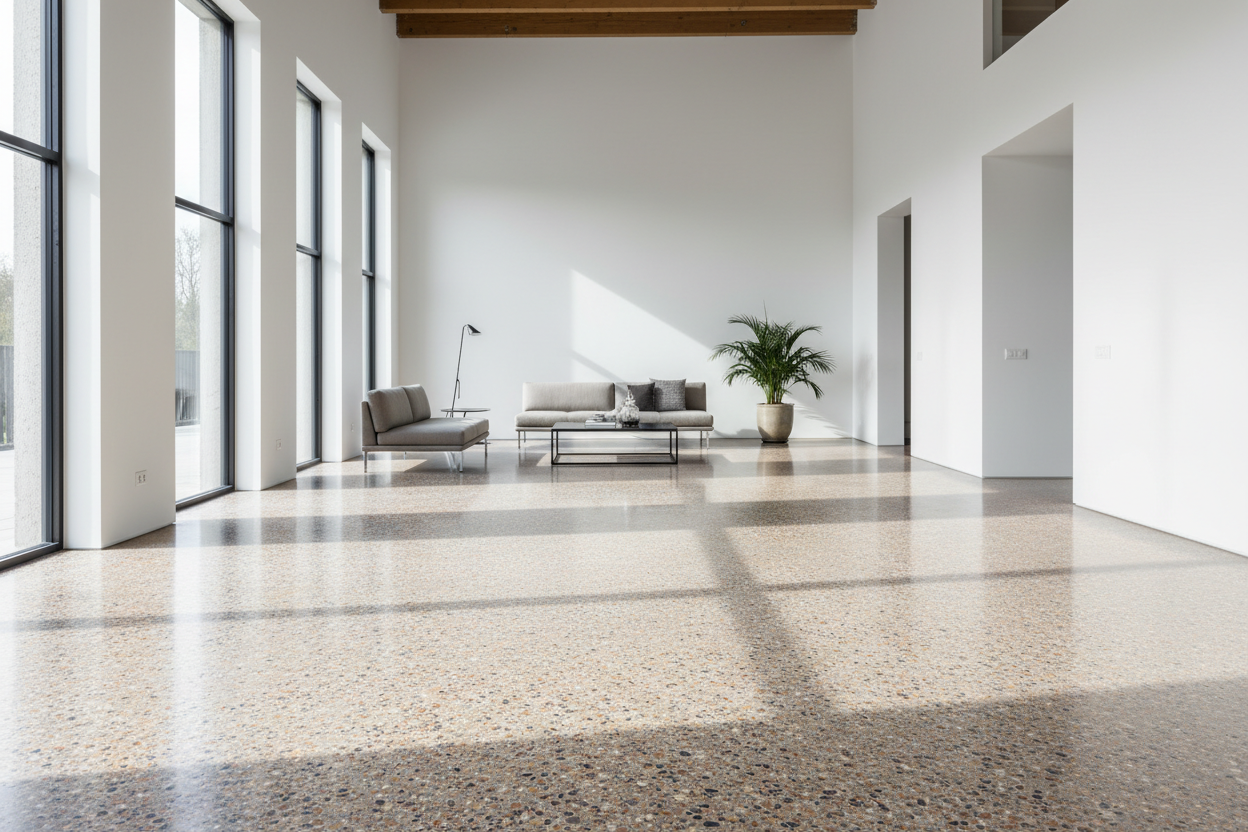 un pavimento tipo sikafloor deco dur