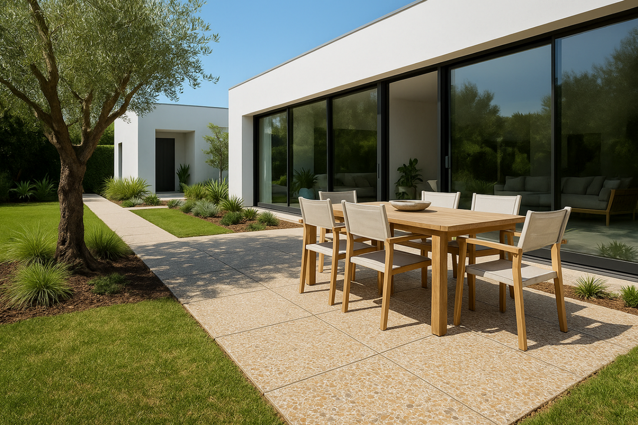 Terrazo de Canto rodado PiedraViva