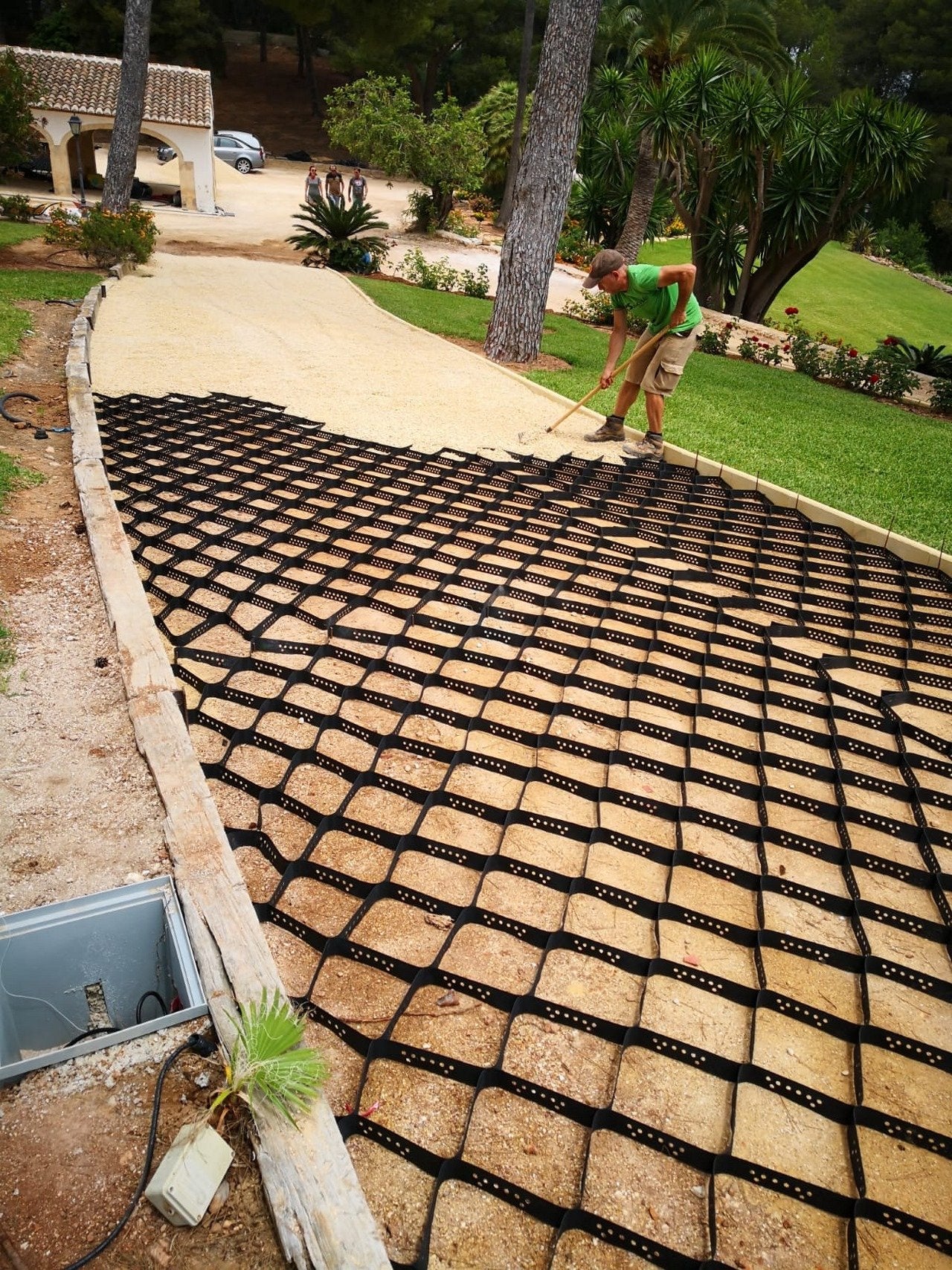Stabilisateur de gravier flexible - 15 m² (3x5 m)