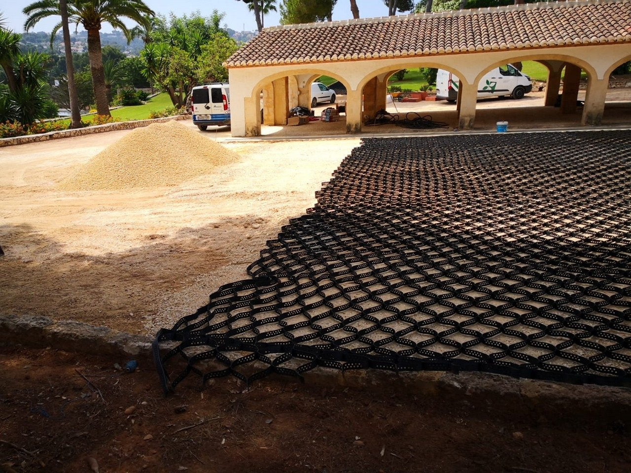Stabilisateur de gravier flexible - 15 m² (3x5 m)