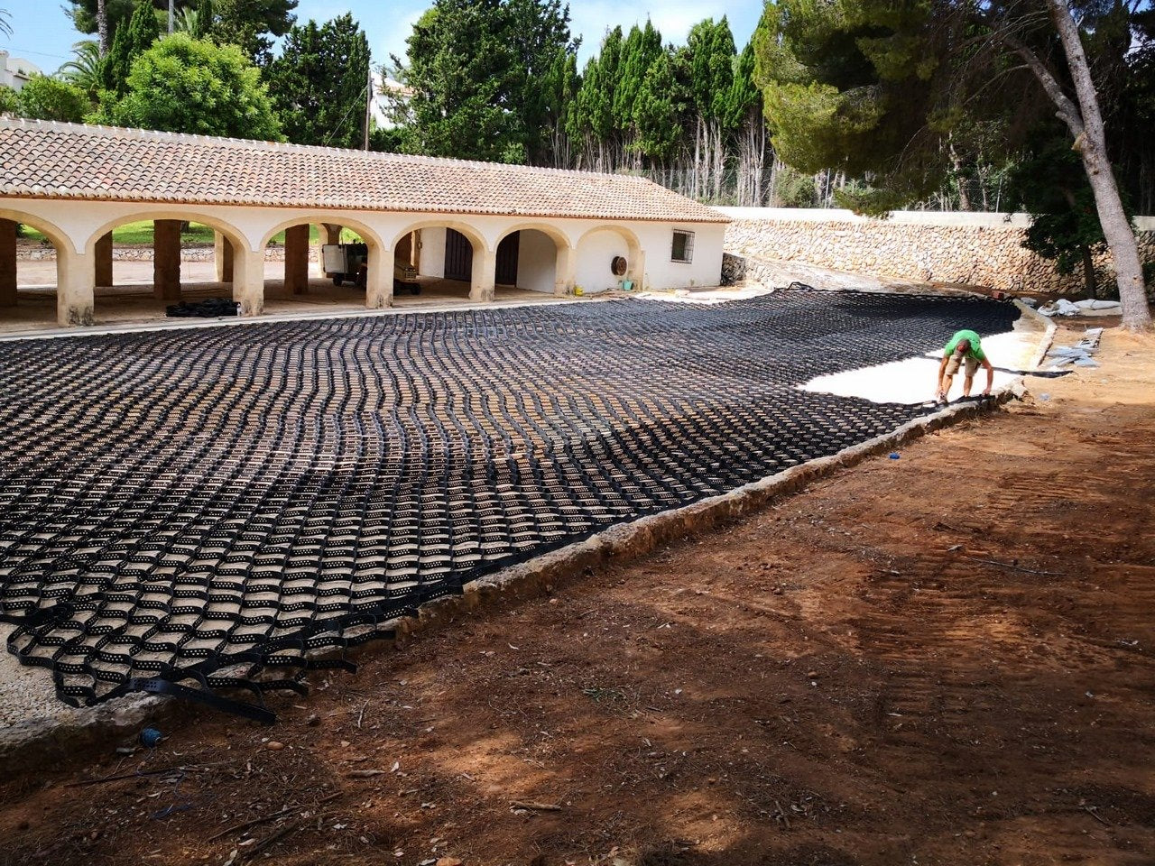 Stabilisateur de gravier flexible - 15 m² (3x5 m)